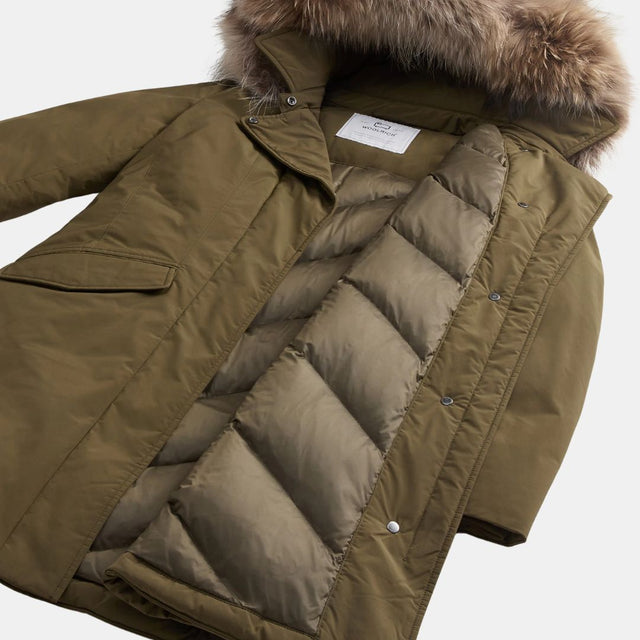 Woolrich Modern Vail Parka Women's Dark Green