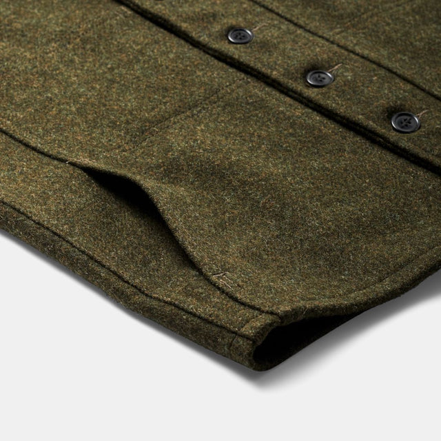 Filson Mackinaw Wool Vest Forest Green