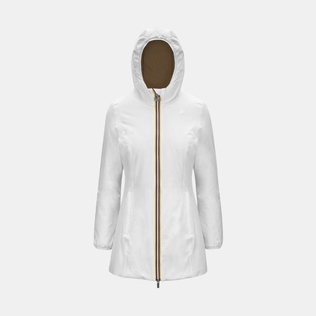 K-Way Denise St Warm Reversible White Brown