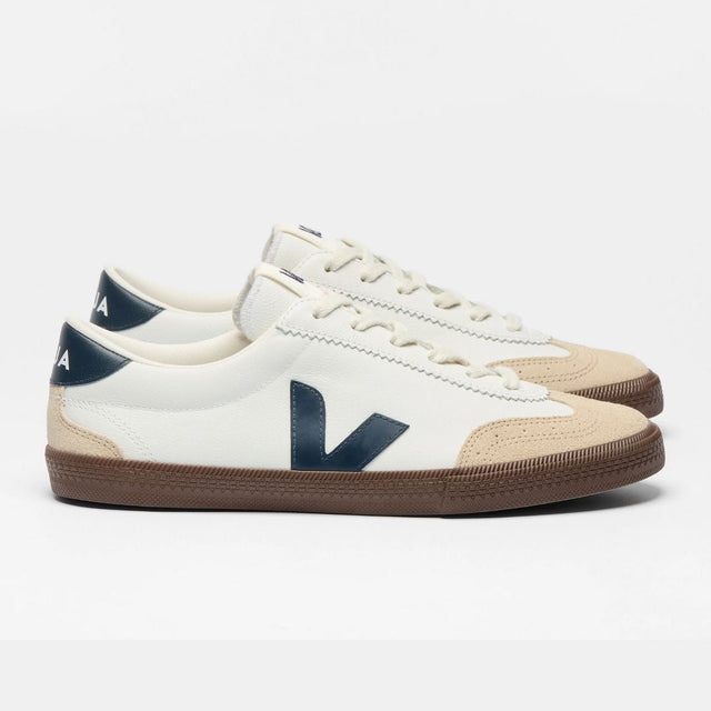 Veja Women's Volley Leather White Nautico Bark