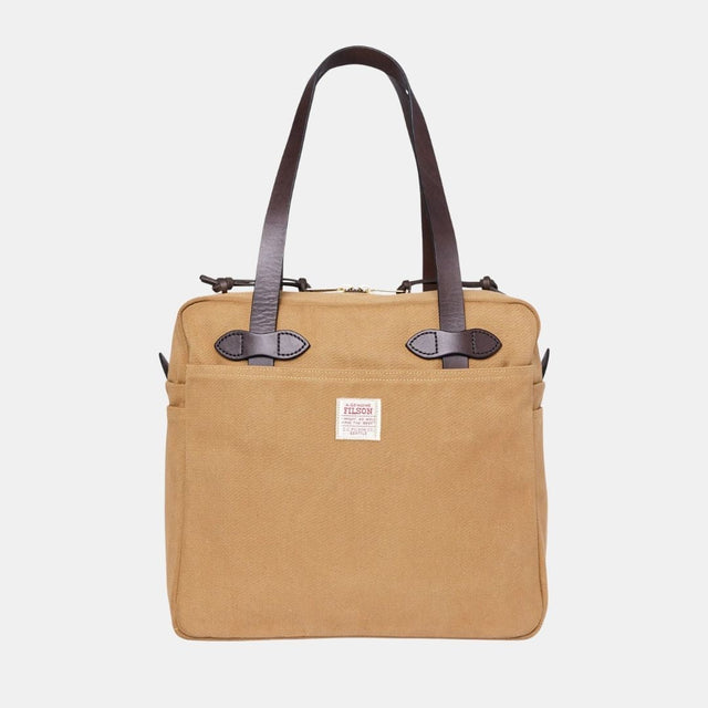 Filson Tote Bag With Zippe Tan