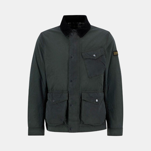 Barbour International Drifter Waxed Jacket Sage