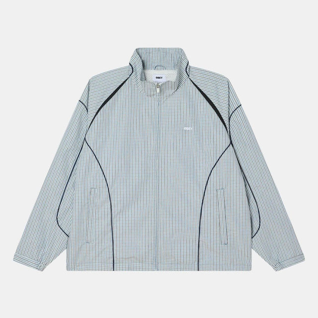Obey Practice Windbreaker Plaid Multi