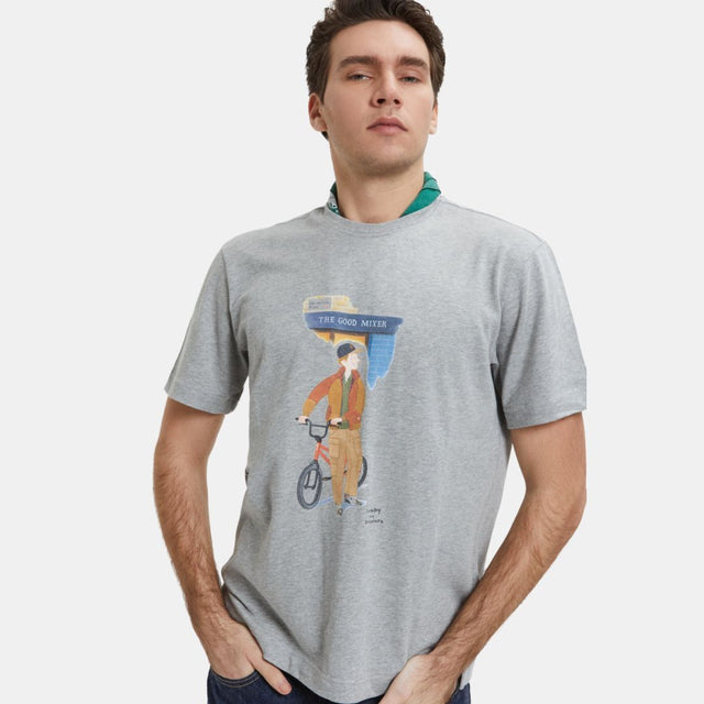 Baracuta Slowboy Arlington T-Shirt Grey Melange