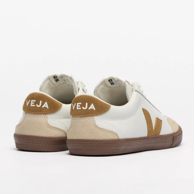 Veja Men's Volley Leather White Tent Bark
