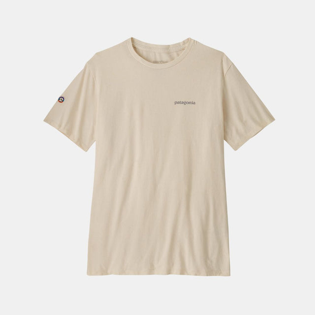 Patagonia Fitz Roy Icon Responsibili T-Shirt Brich White