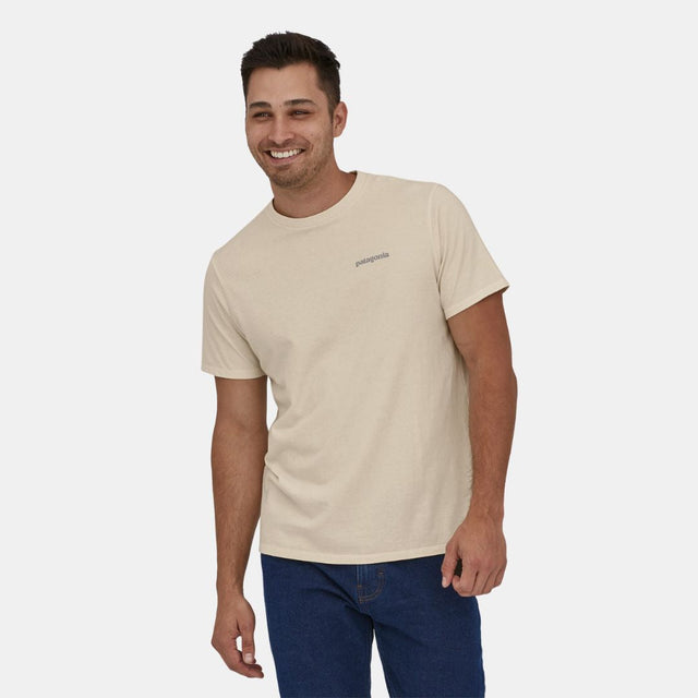 Patagonia Fitz Roy Icon Responsibili T-Shirt Brich White