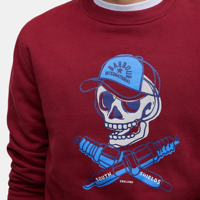 Barbour International Morgan Sweatshirt Wine