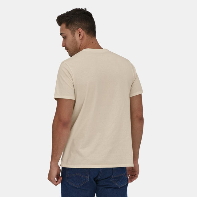Patagonia Fitz Roy Icon Responsibili T-Shirt Brich White