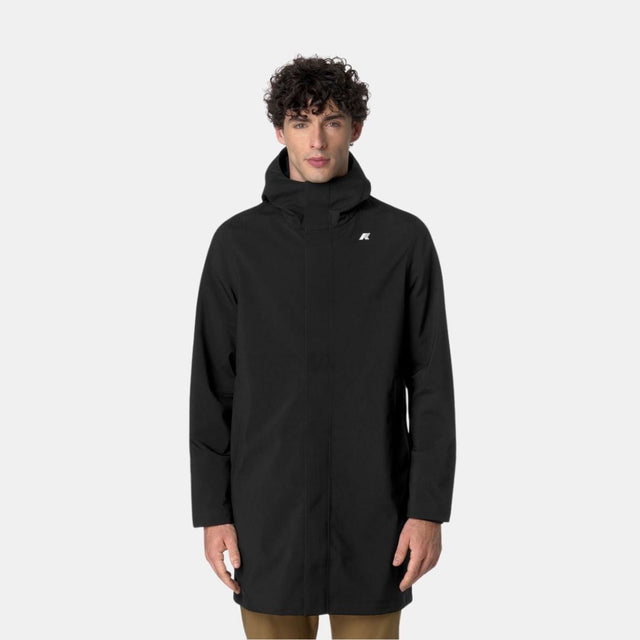 K-Way Thomas Bonded Black & Blue Depth