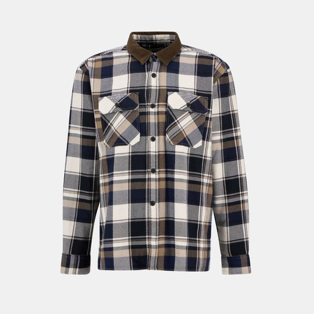 Barbour Grasmoor Relaxed Long-Sleeved Shirt Navy