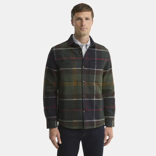 Barbour Woodlane Brushed Check Overshirt Classic Tartan