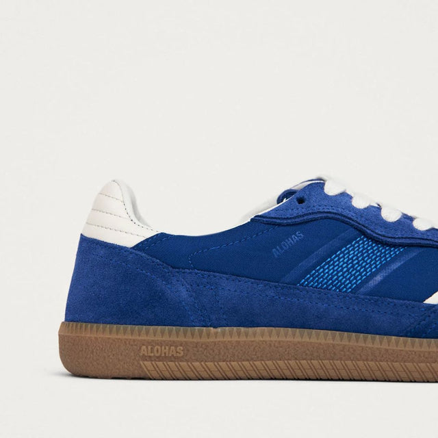 Alohas 490 Rife Sheen Blue Leather Sneakers