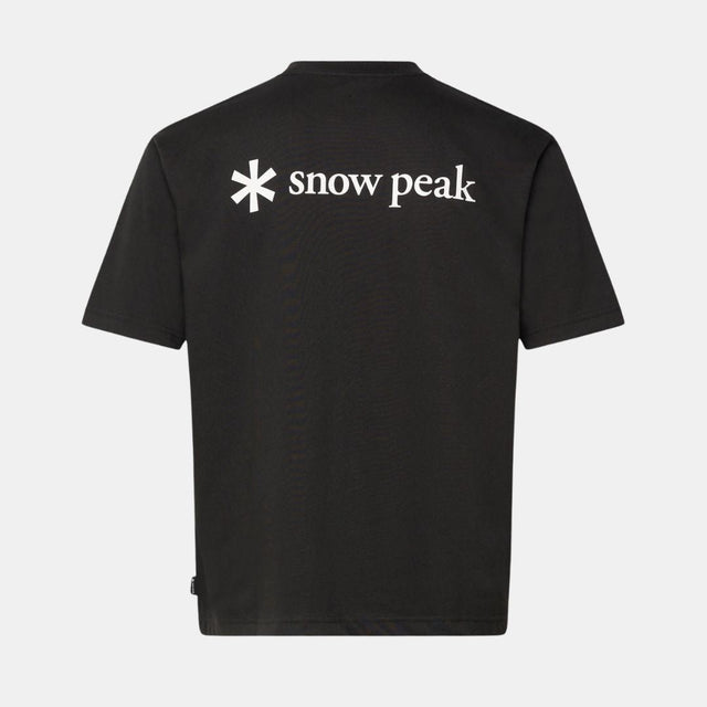 Snow Peak New Standard Back Printed Logo Black