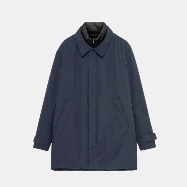 Krakatau Bleriot Trench Coat Qm549 Dark Night