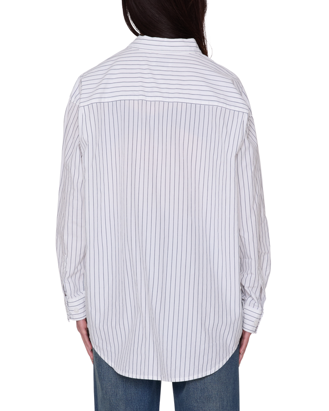 Obey Carlotta Stripe Shirt White Multi