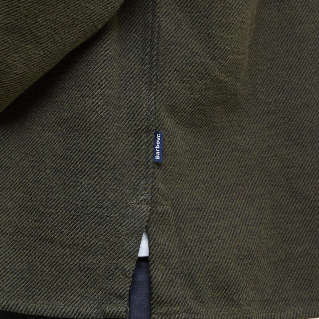Barbour Baystone Relaxed Long-Sleeved Shirt Olive