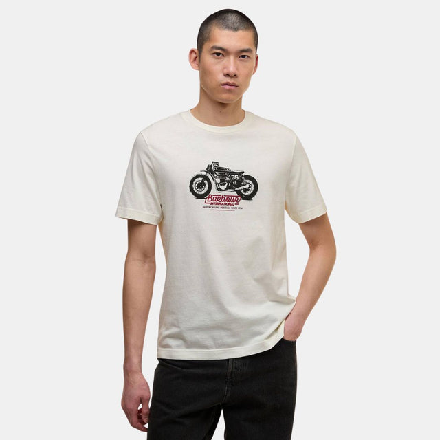 Barbour International Cruise Graphic T-Shirt Whisper White