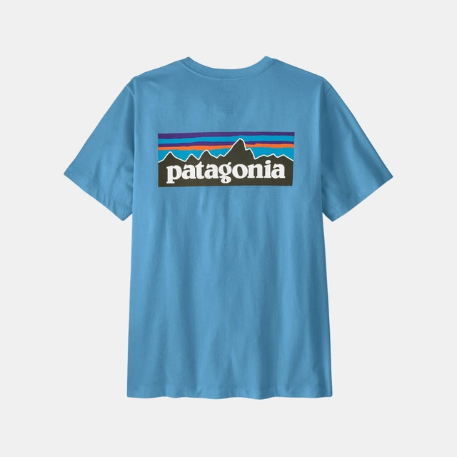 Patagonia Men's P6 Logo T-Shirt Shore Blue