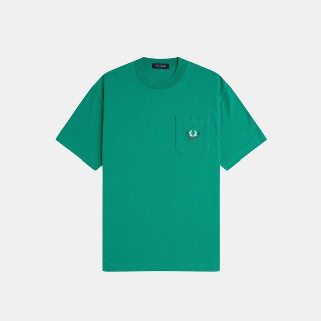 Fred Perry Relaxed 1952 T-Shirt Label Green