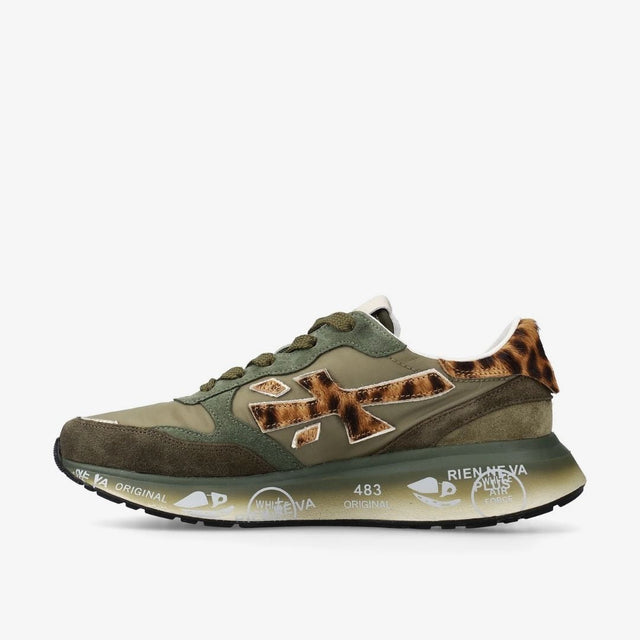 Premiata Lauryn 7790 Military Green Leopard