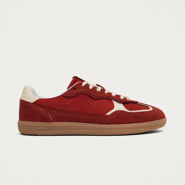 Alohas 490 Rife Sheen Red Leather Sneakers