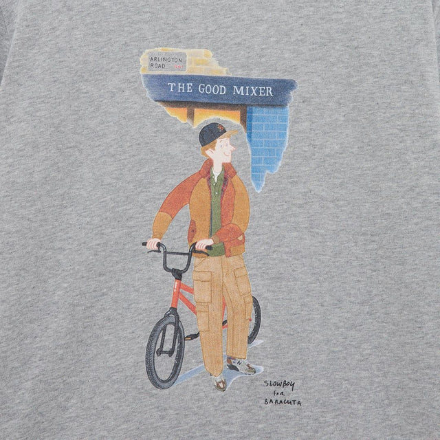 Baracuta Slowboy Arlington T-Shirt Grey Melange