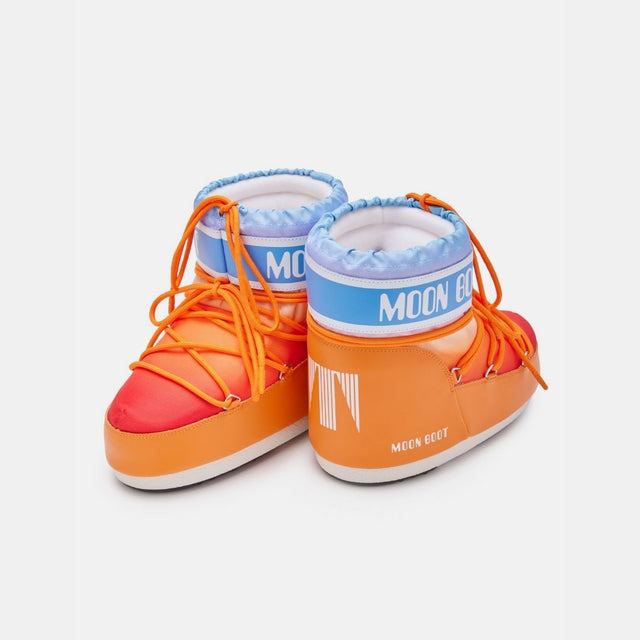 Moon Boot Icon Low Sunrise Print Orange