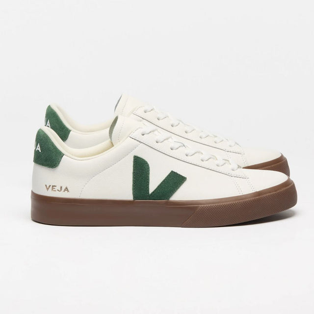 Veja Men's Campo Leather White Cyprus Bark