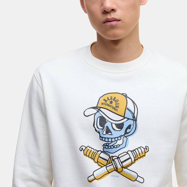 Barbour International Morgan Sweatshirt White