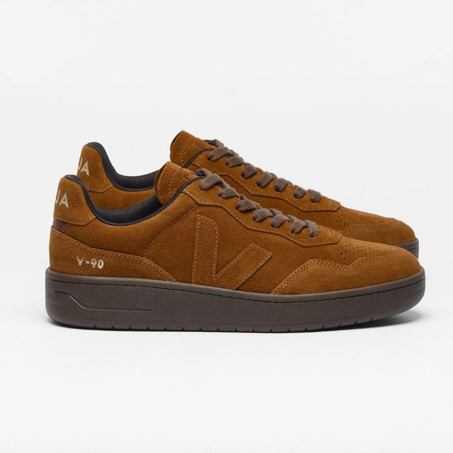 Veja Men's V-90 Suede Full Cognac Eagle