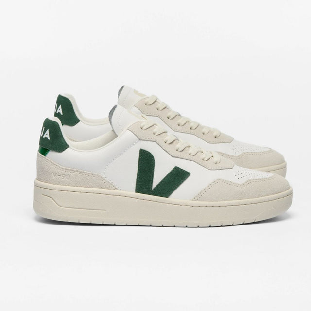 Veja Men's V-90 Leather White White Cyprus