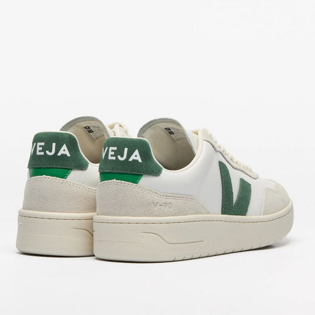 Veja Men's V-90 Leather White White Cyprus
