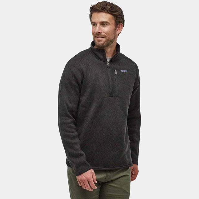 Patagonia Men's Better Sweater 1/4 Zip Black