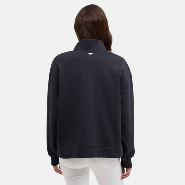 Barbour Zaria Half Zip Sweatshirt Dark Navy