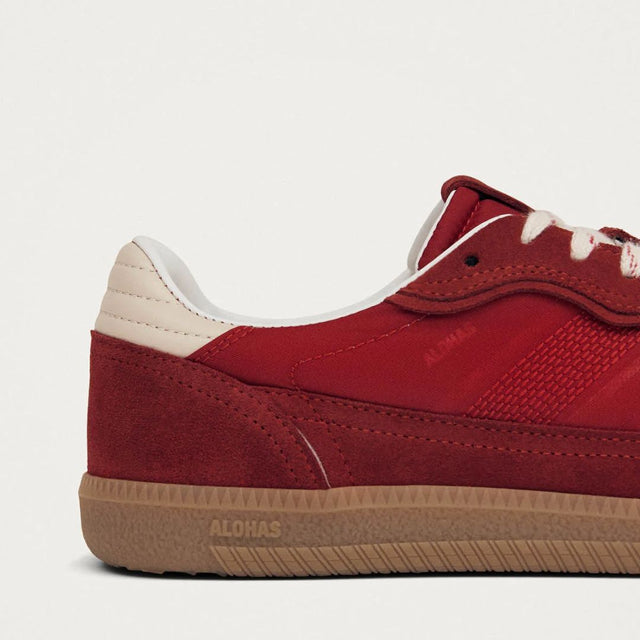 Alohas 490 Rife Sheen Red Leather Sneakers