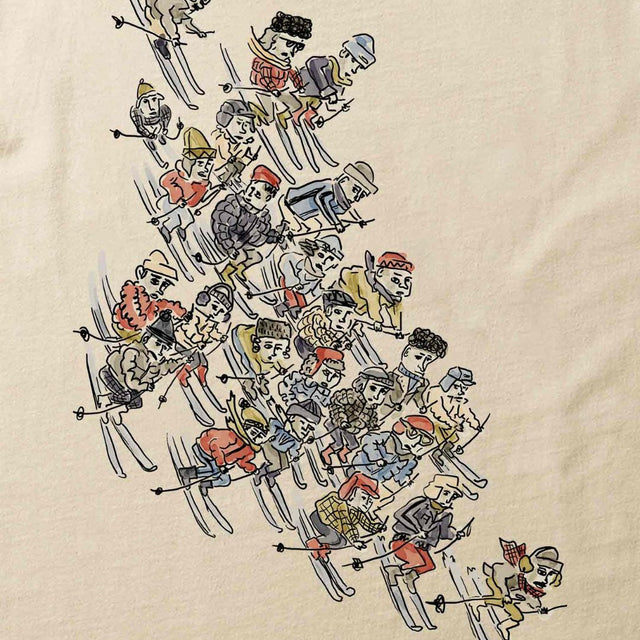Edmmond Studios T-Shirt Chairlift Plain Tan