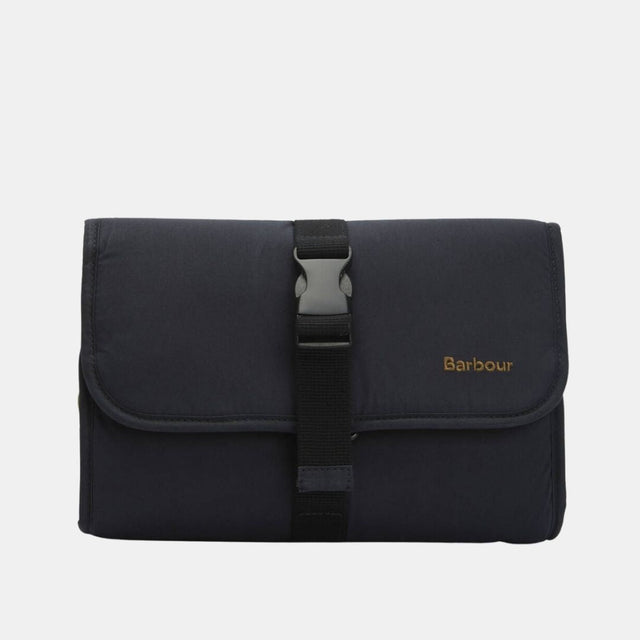Barbour Transport Hanging Washbag Navy
