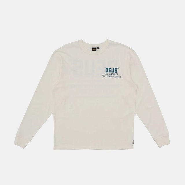 Deus Ex Machina Jones Ls T-Shirt Vintage White