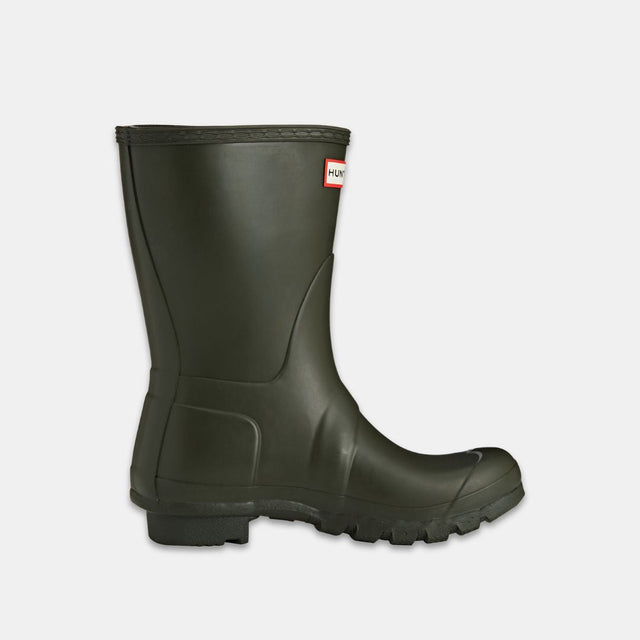 Hunter Original Wellington Short Boots Women's Dark Olive