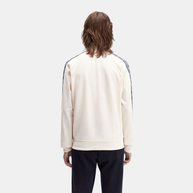 Fred Perry Contrast Tape Track Jacket Ecru & Navy
