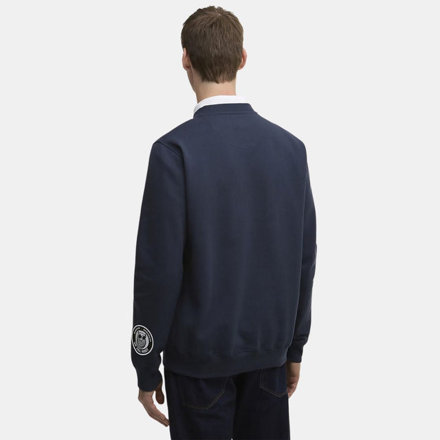 Barbour x Baracuta Northern Crew Neck Cotton Fleece Navy