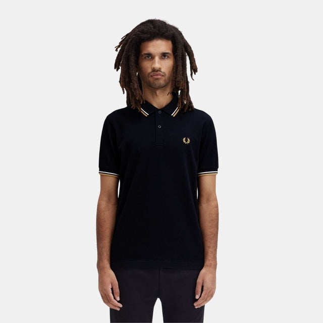 Fred Perry Polo M3600 Navy Ecru & Honey