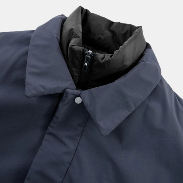 Krakatau Bleriot Trench Coat Qm549 Dark Night