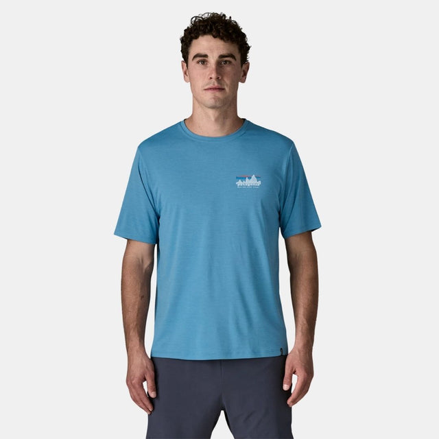 Patagonia Men's Cap Cool Daily Shirt '73 Skyline Shore Blue Light Shore Blue XDye
