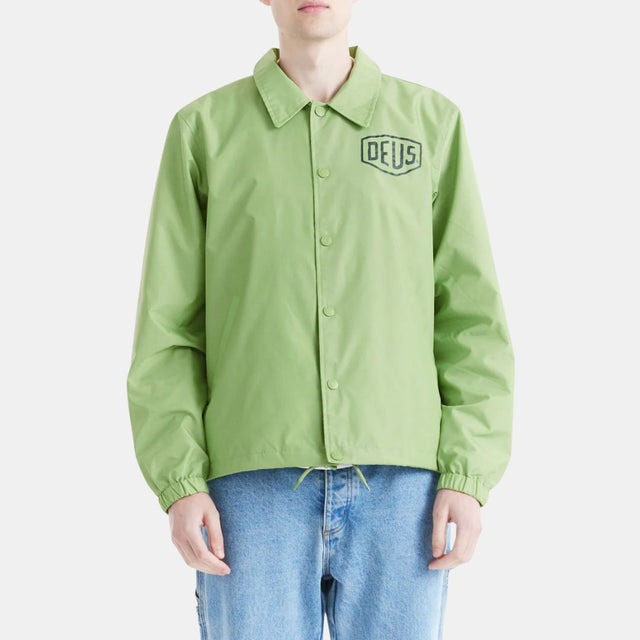 Deus Ex Machina Biarritz Coach Jacket Tendril Green