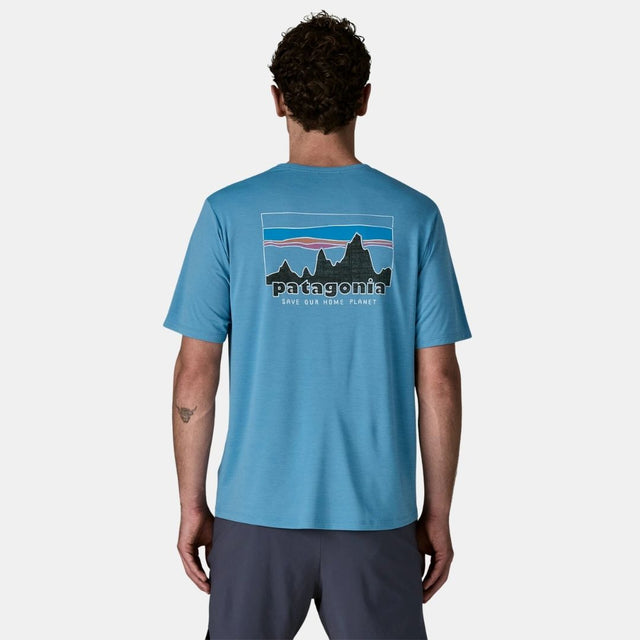 Patagonia Men's Cap Cool Daily Shirt '73 Skyline Shore Blue Light Shore Blue XDye