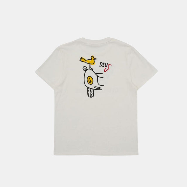 Deus Ex Machina Specter Rare Birds T-Shirt Pristine White