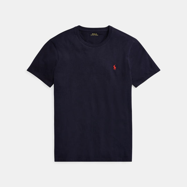 Ralph Lauren Custom Slim Fit Jersey Crewneck T-Shirt Ink