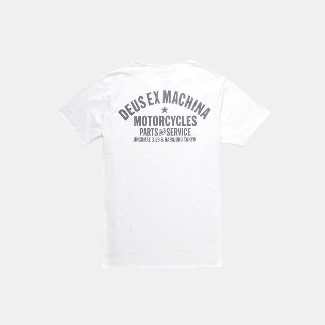 Deus Ex Machina Tokyo Address T-Shirt White